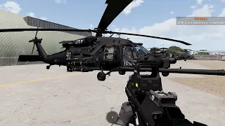 H-60 Blackhawk Arma 3 Mod - Engine Startup, HMD, & FLIR Pod Setup