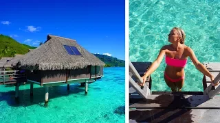 FIRST TIME in an Overwater Bungalow..