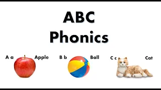 ABC Phonic Song - Toddler Learning Video Songs, A for Apple, Nursery Rhymes, Alphabet Song for kids