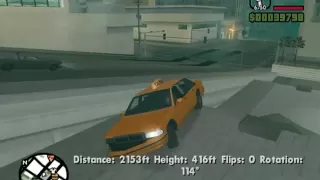 GTA San Andreas -  Car Crashes 1