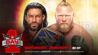 WWE Day 1 Roman Reigns vs Brock Lesnar Universal Championship Match itz kaur