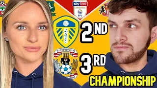 CHAMPIONSHIP PREDICTIONS 23/24 WITH MY SISTER