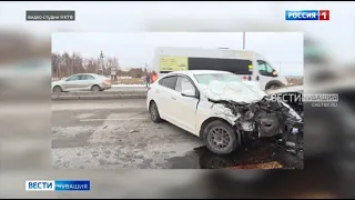 В крупном ДТП под Новочебоксарском погибли 2 человека, двое ранены