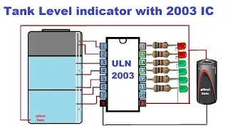 Water Level Indicator Using IC 2003