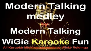 Backingtrack with lyrics  Modern Talking medley - Modern Talking