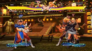 Lili & Chun-Li Mirror Match 2! Great CPU Combat!