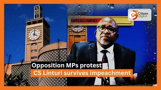 Opposition MPs protest after Linturi is saved from impeachment