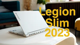 ПЕРВЫЙ ОБЗОР В РОССИИ! Lenovo Legion Slim i7 gen 8 2023 (Y9000X) — идеальный игровой ноутбук.