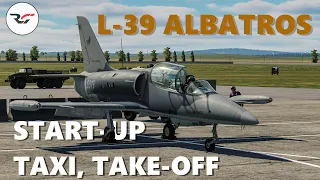 DCS | L-39 Albatros | Start-up, Taxi, Take-off (CZ)