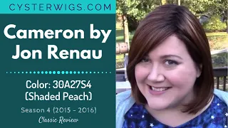 CysterWigs Wig Review: Cameron by Jon Renau, Color: 30A27S4 (Shaded Peach) [S4E204 2016]