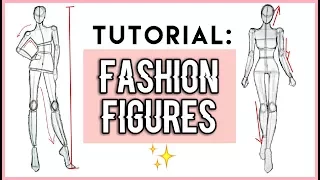 How to draw : Fashion Figures  For beginners! ✧。°₊·ˈ∗♡∗