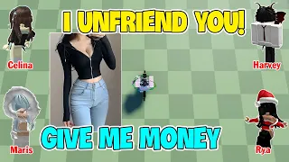 TEXT To Speech Emoji Groupchat Conversations | She Used My Best Friend For Robux And Money