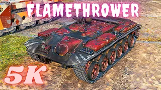 Flamethrower - Object 156 O - 5K Damage 5 Kills  World of Tanks Replays