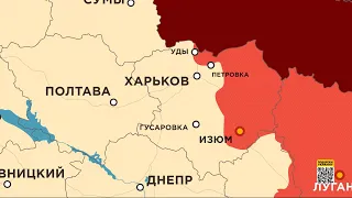 169 доба війни: карта бойових дій