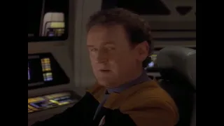 Chief O'Brien Witness the Destruction of the Station