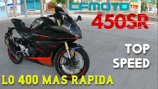 CF Moto  450 SR Top Speed La mejor del segmento