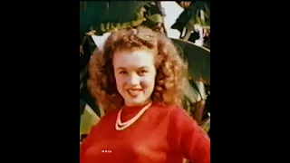 Norma Jeane (Marilyn Monroe) being filmed for the Bluebook modelling agency 1945 #shorts #movie