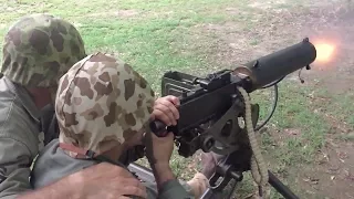 Shooting an M1917A1 water-cooled machine gun at 240 frames per second!