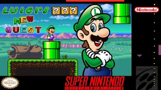 Luigi's New Quest - ROM Hack of Super Mario World [SNES] Longplay