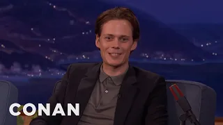 Bill Skarsgard Walked Through Hollywood In Clown Face | CONAN on TBS