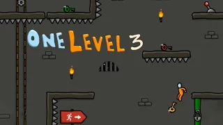 One Level 3: Stickman escape from prison Lvl.40-42 - One Level: Стикмен побег из тюрьмы.