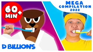 “Trrr-Ra-Ta-Ta“ (Brush Your Teeth) | Mega Compilation | D Billions Kids Songs