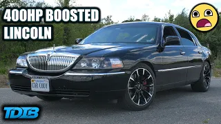 A 400HP SUPERCHARGED Lincoln Town Car is Grandpa's Tuner Troll