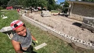 How we build retaining walls - Professionals or butchers?