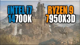 i7 14700K vs 7950X3D Benchmarks - Tested in 15 Games and Applications