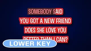 Calum Scott - Dancing On My Own | Karaoke Lower Key