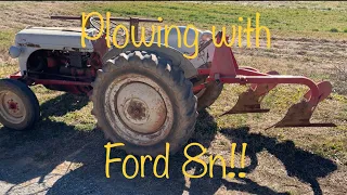 How I Plow With My Ford 8n [[Dearborn 10-152]]