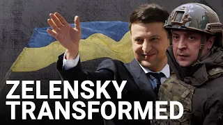 How Zelensky transformed from comedian to war leader