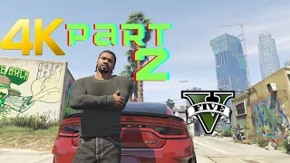 Grand Theft Auto 5 Gameplay Walkthrough - Part 2 - GTA 5 (4k 60 FPS) RTX 3090 Max settings.
