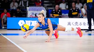 Longest and Craziest Rally Actions in Women's VNL 2023