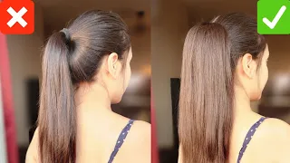 New High Volume Ponytail Hairstyle For School, College, Work | Long Ponytail