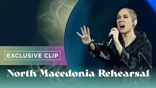 Andrea - Circles - Exclusive Rehearsal Clip - North Macedonia 🇲🇰 - Eurovision 2022