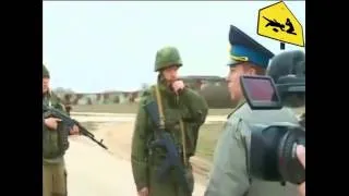 Российские военные открыли предупредительный огонь по украинским солдатам