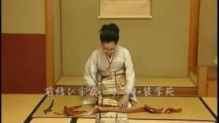 着物の帯の結び方　二重太鼓（通常再生版）