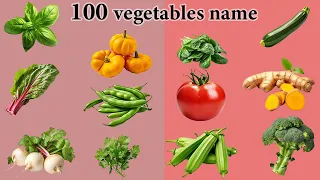 Vegetables Name//  100+ Vegetables Name in English // List of Vegetables // English learning