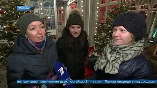 По новогодним улицам Москвы можно совершить большое «Путешествие в Рождество»