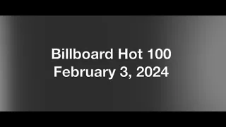 Billboard Hot 100- February 3, 2024