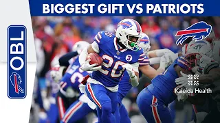 Biggest Gift: Nyheim Hines Returns Opening Kickoff for a TD! | One Bills Live | Buffalo Bills