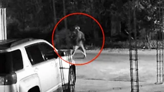 UNUSUAL FIGURE OUTSIDE THE HOUSE TONIGHT SCARY VIDEOS