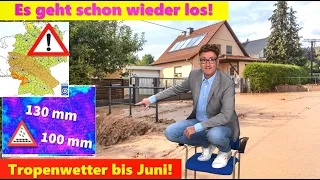 AKUTE WARNUNG: Unwetter und kein Ende: Gewitter, Starkregen und Sturzfluten legen wieder los! Gefahr