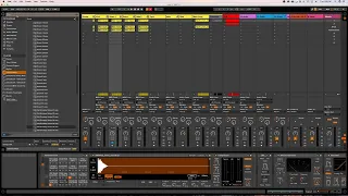 Working on a Riddim Dubstep track in Ableton Live 10 [Livestream 4/2]