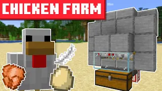 Minecraft Automatic Chicken Farm 1.20.2 - BEST DESIGN - EASY BUILD