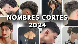 COMO se LLAMAN los CORTES y PEINADOS de este 2024 para HOMBRE