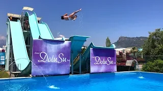 Slip N Fly Water Slide at Dolusu Park in Antalya Kemer