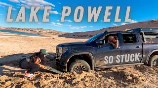 We Got The AT4X Stuck In Mud For Hours | Lake Powell