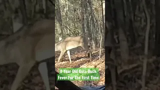 🦌8 Year Old Gets Buck Fever 🦌 #buck  #whitetail  #deerhunting